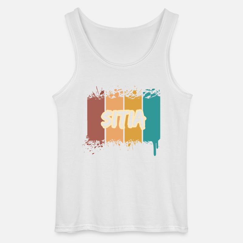 Sitia Sitia - Gildan Männer Tank Top - Weiß