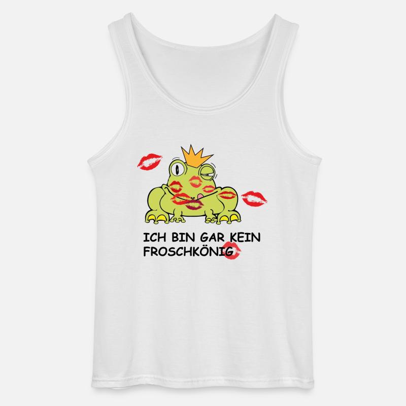 Froschkönig - Gildan Männer Tank Top - Weiß