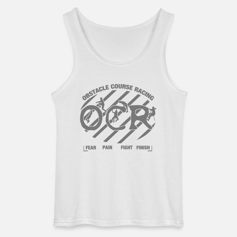 OCR Obstacle Course Racing - Gildan Männer Tank Top - Weiß