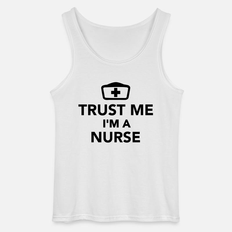Krankenschwester - Gildan Männer Tank Top - Weiß
