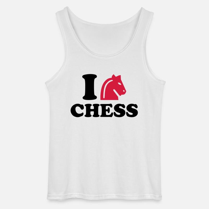 Schach - Gildan Männer Tank Top - Weiß