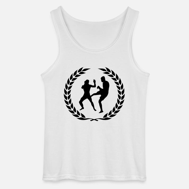 fighter design - Gildan Männer Tank Top - Weiß