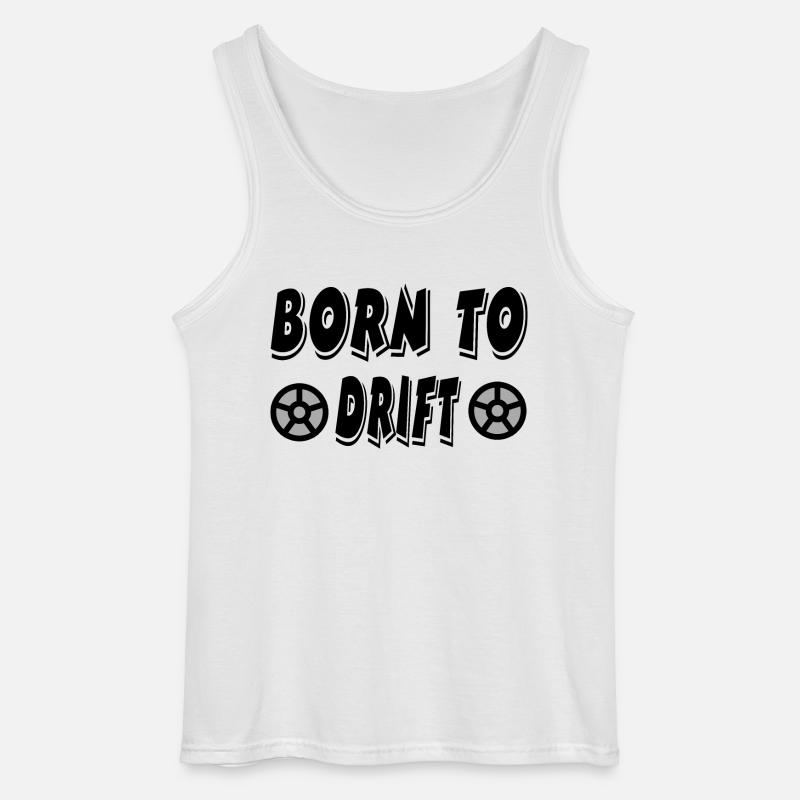 Auto - Gildan Männer Tank Top - Weiß