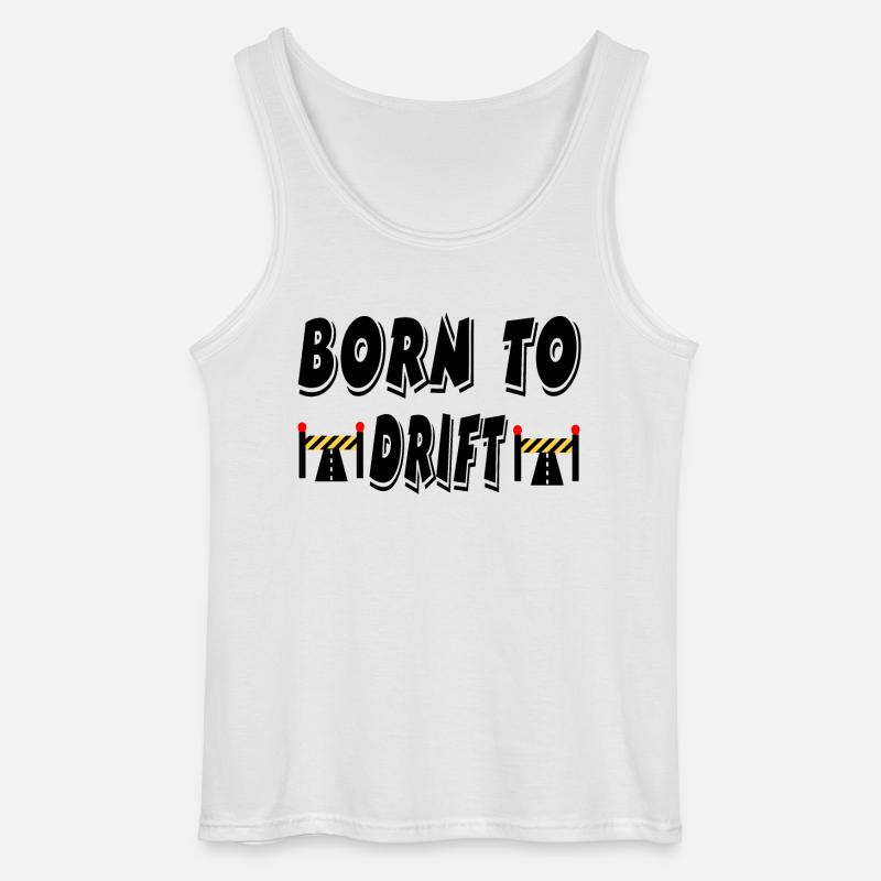 Auto - Gildan Männer Tank Top - Weiß