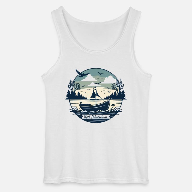 BOOTE, ROLLENABENTEUER - Gildan Männer Tank Top - Weiß