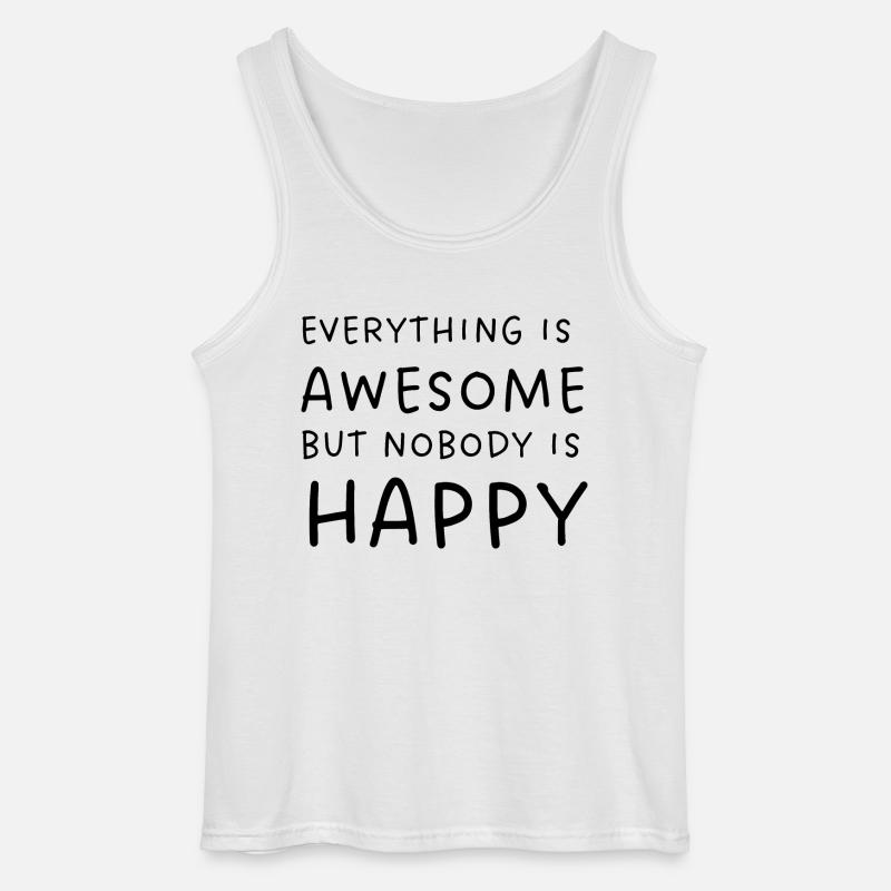 EVERYTHING IS - Gildan Männer Tank Top - Weiß