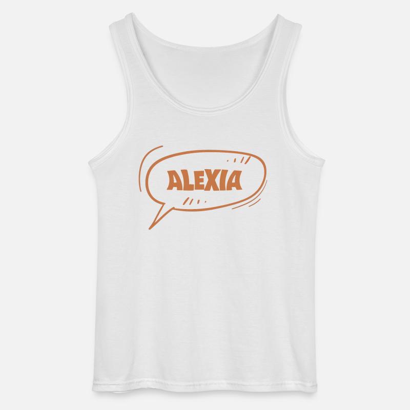 Alexia - Gildan Männer Tank Top - Weiß