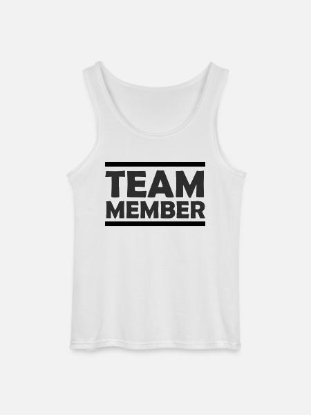 Team Member - Gildan Men’s Tank Top - white
