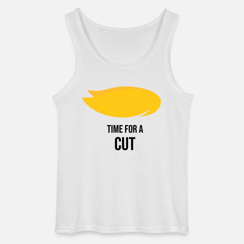 Time for a cut - Gildan Männer Tank Top - Weiß