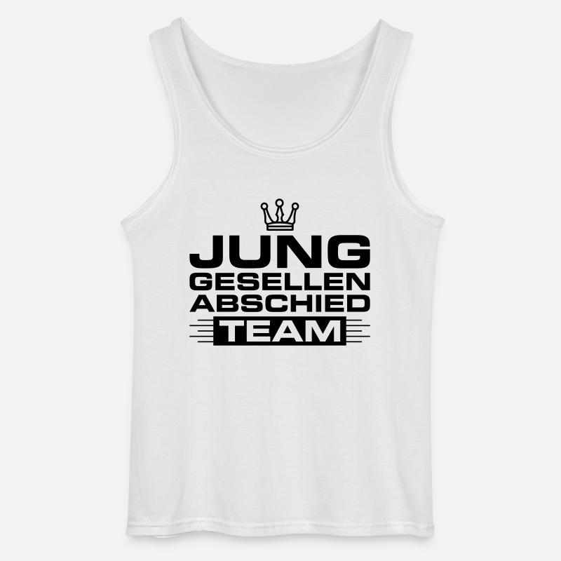 Junggesellen Abschied Team - Gildan Männer Tank Top - Weiß