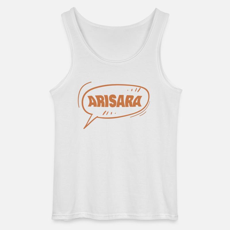 Arisara - Gildan Männer Tank Top - Weiß