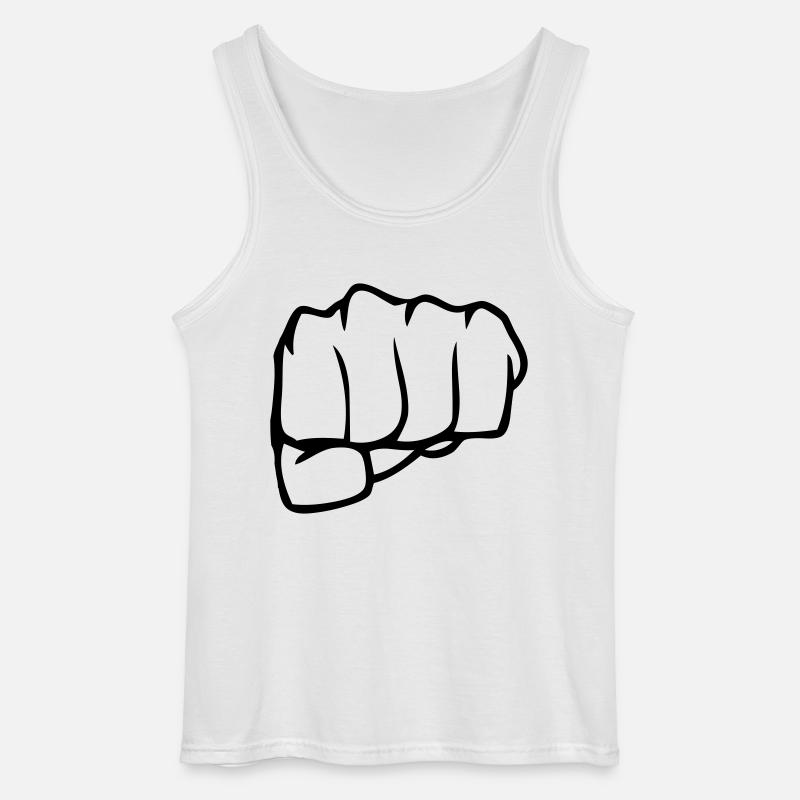 faust - Gildan Männer Tank Top - Weiß