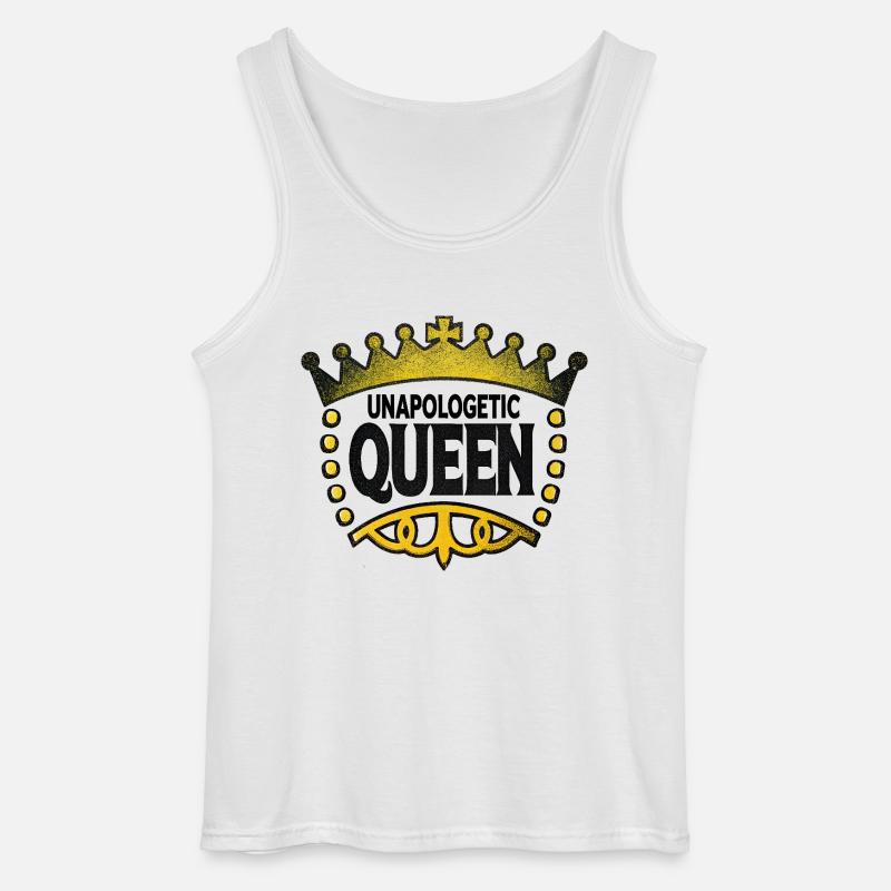 Unverfrorene Königin - Gildan Männer Tank Top - Weiß