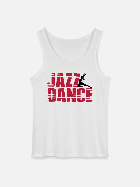 Jazz Dance - Gildan Men’s Tank Top - white