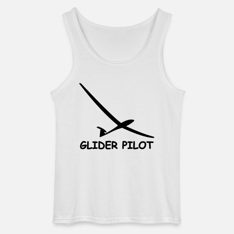 glider pilot - Gildan Männer Tank Top - Weiß