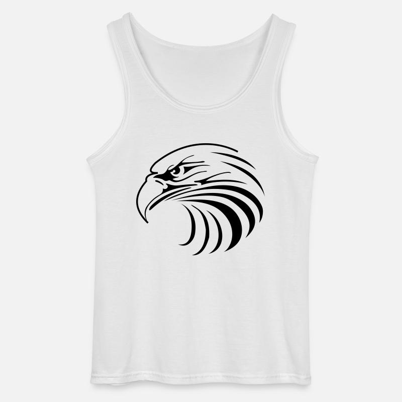 Adler/Eagle - Gildan Männer Tank Top - Weiß