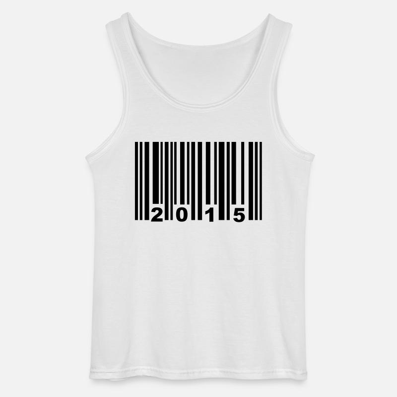 2015 - Gildan Männer Tank Top - Weiß