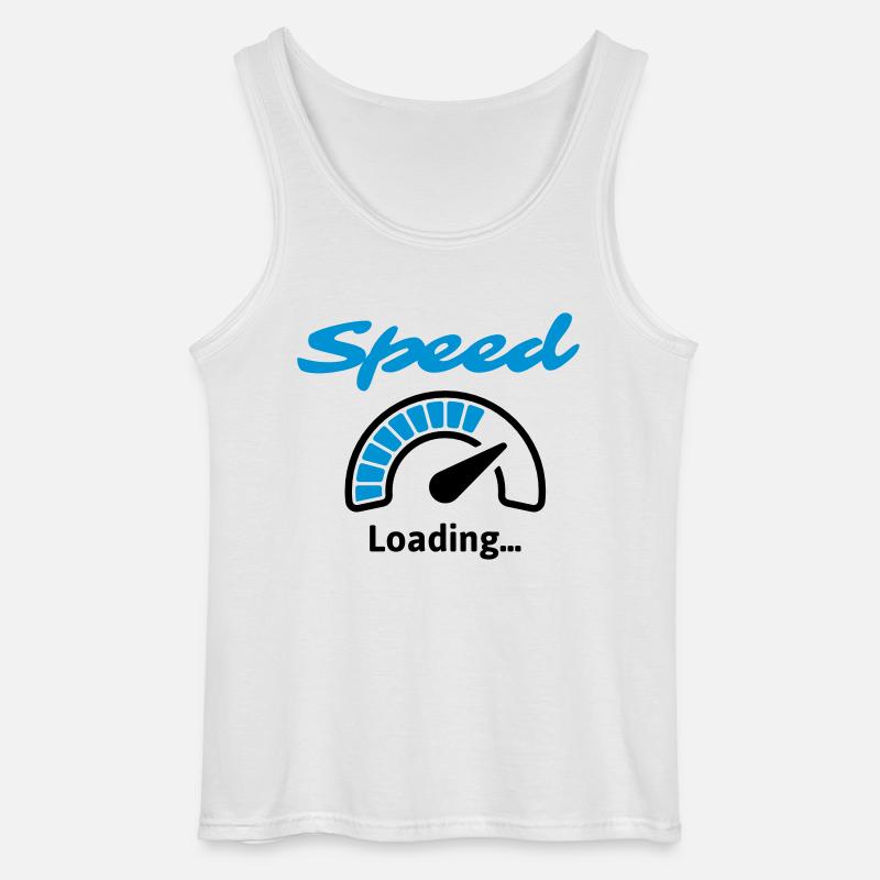 Speed Loading... - Gildan Männer Tank Top - Weiß