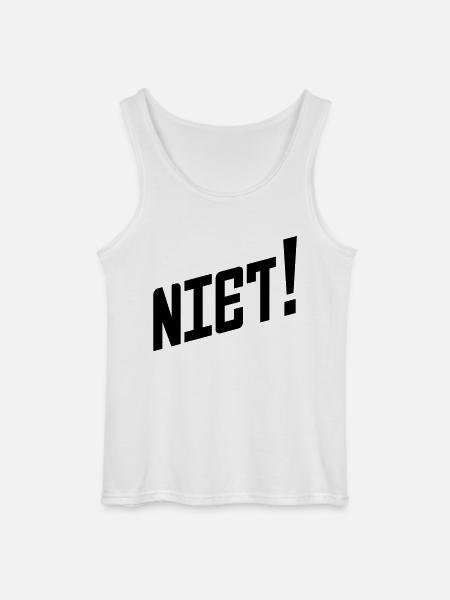 Ditelo in russo: Niet! - Canotta da uomo Gildan - bianco