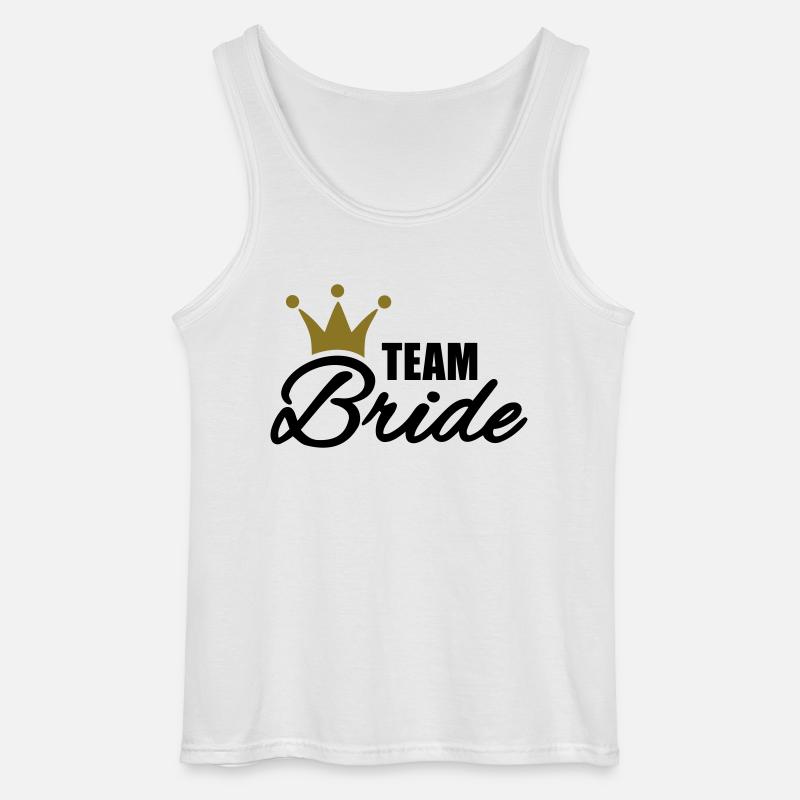 Team Bride - Gildan Männer Tank Top - Weiß