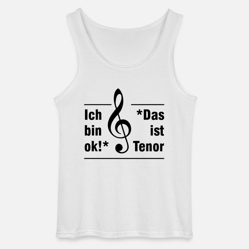 Tenor - Gildan Männer Tank Top - Weiß