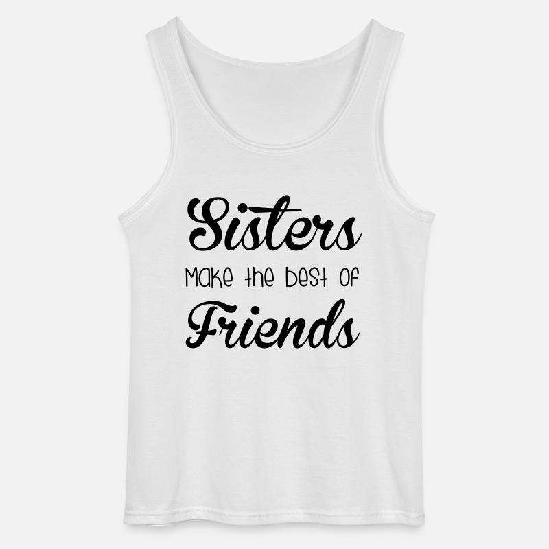 Sisters - Gildan Männer Tank Top - Weiß