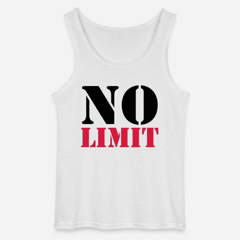 No Limit - Gildan Männer Tank Top - Weiß