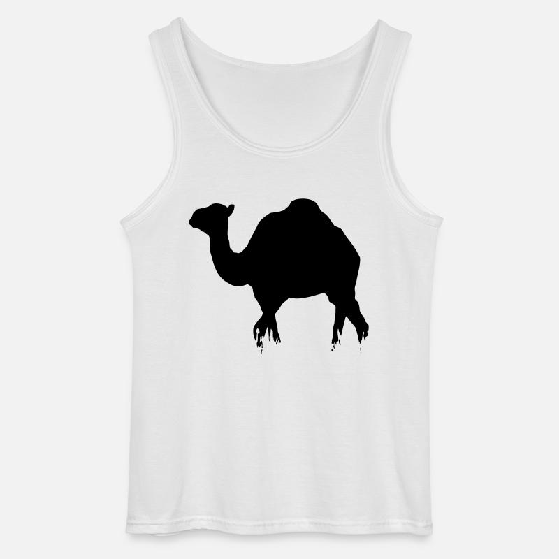 Dromedar - Camel - Gildan Männer Tank Top - Weiß