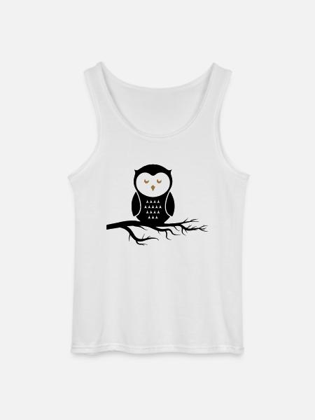 owl_02 - Débardeur Gildan Homme - blanc