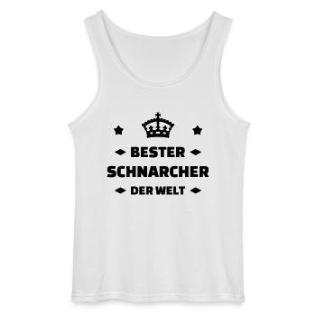 Schnarchen / Schnarcher / Schlaf / Schnarcherin - Gildan Männer Tank Top - Weiß - Vorne - AI Model Male 185 dark (185cm)