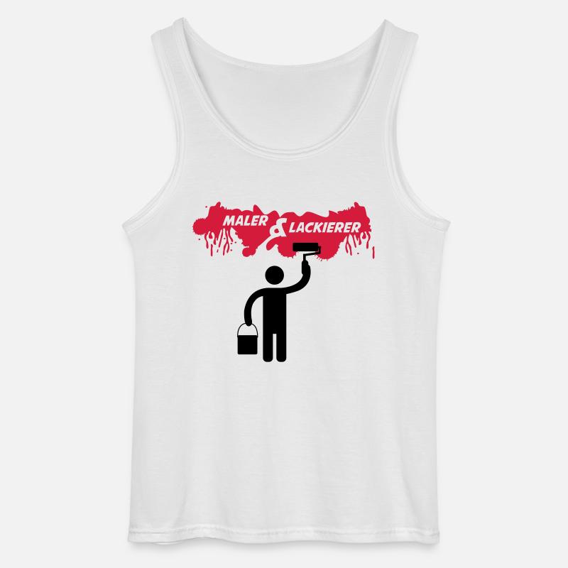 maler_02 - Gildan Männer Tank Top - Weiß