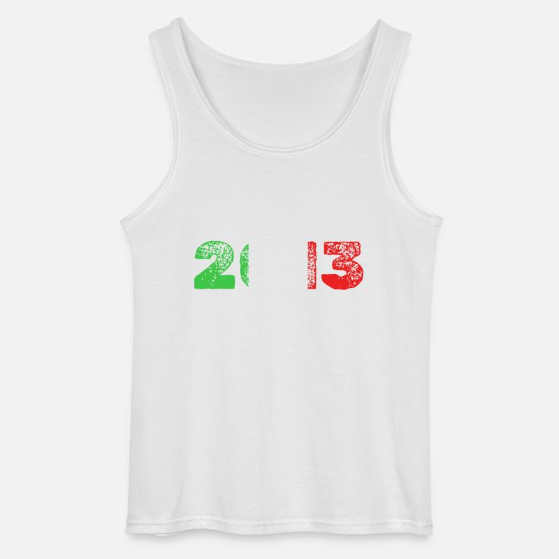 Geboren 2013 - Gildan Männer Tank Top - Weiß