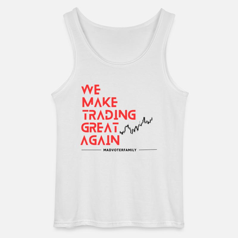 Make trading Great - Gildan Männer Tank Top - Weiß