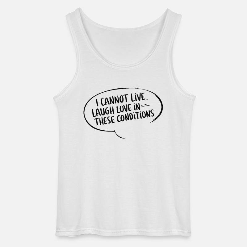 LIVE - Gildan Men’s Tank Top - white