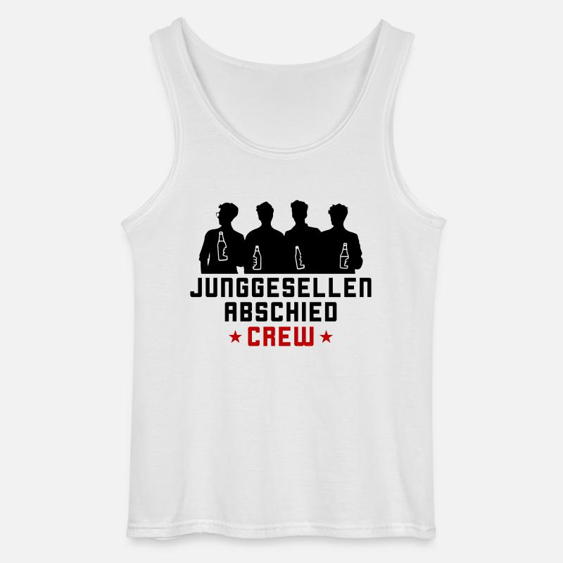 Junggesellen Crew Jga - Gildan Männer Tank Top - Weiß