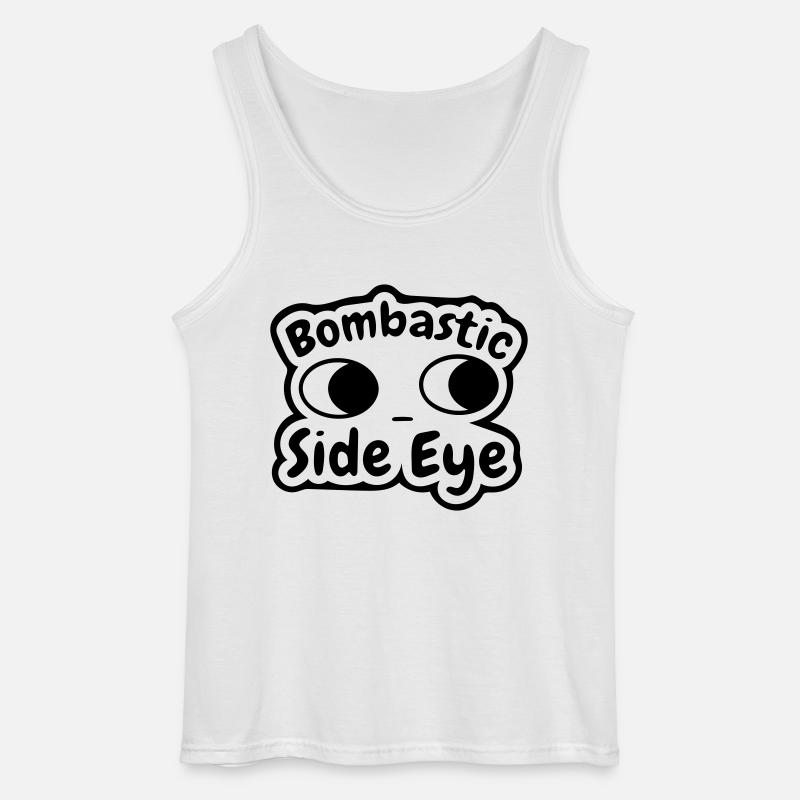 bombastischer Seitenblick - Gildan Männer Tank Top - Weiß