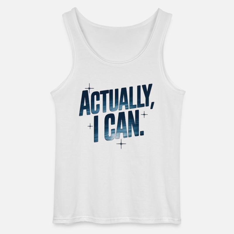 Eigentlich kann ich das - Gildan Männer Tank Top - Weiß