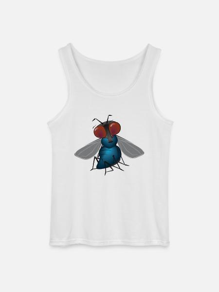 fliege - Gildan Männer Tank Top - Weiß