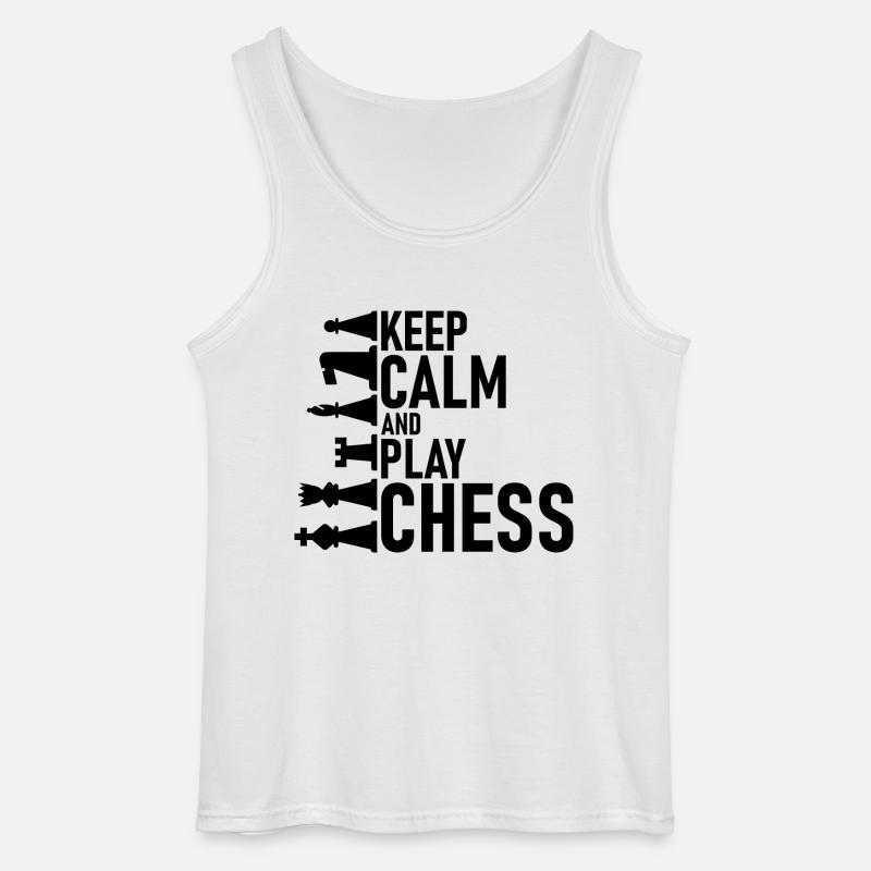 Schach - Gildan Männer Tank Top - Weiß