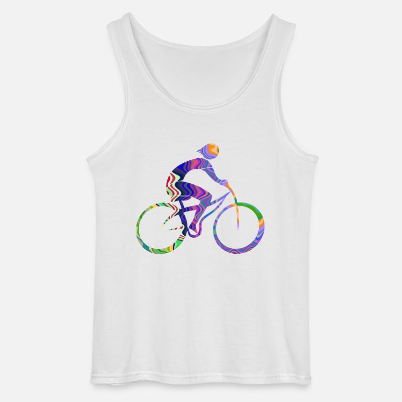 Radfahrer - Gildan Männer Tank Top - Weiß