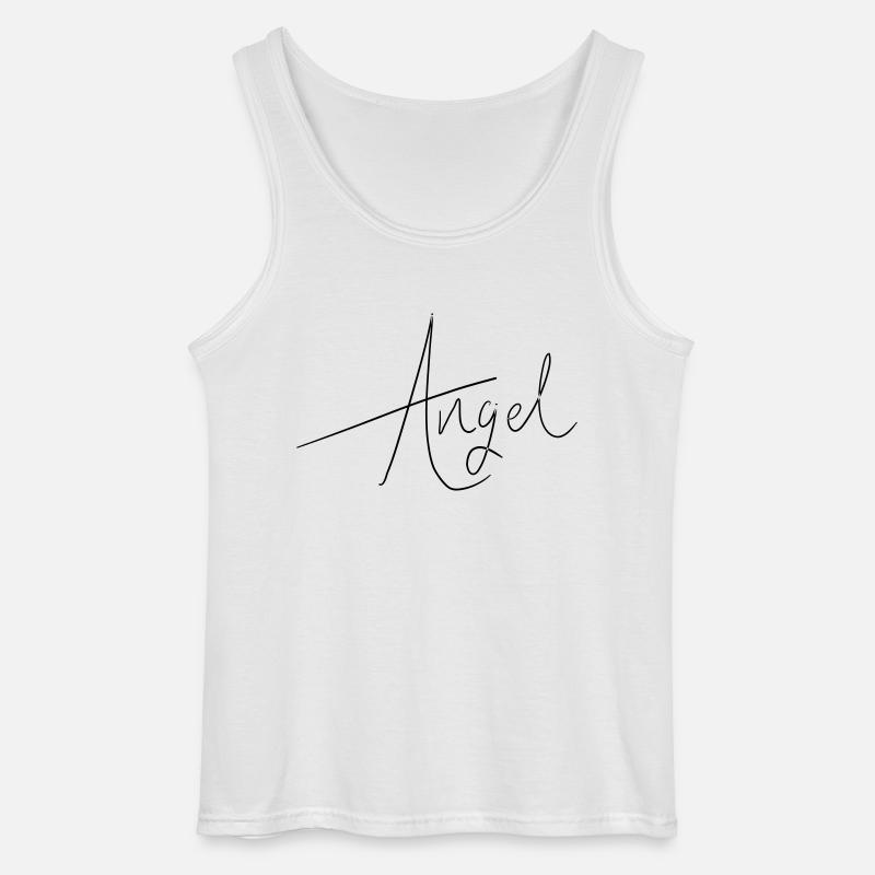 engel - Gildan Männer Tank Top - Weiß