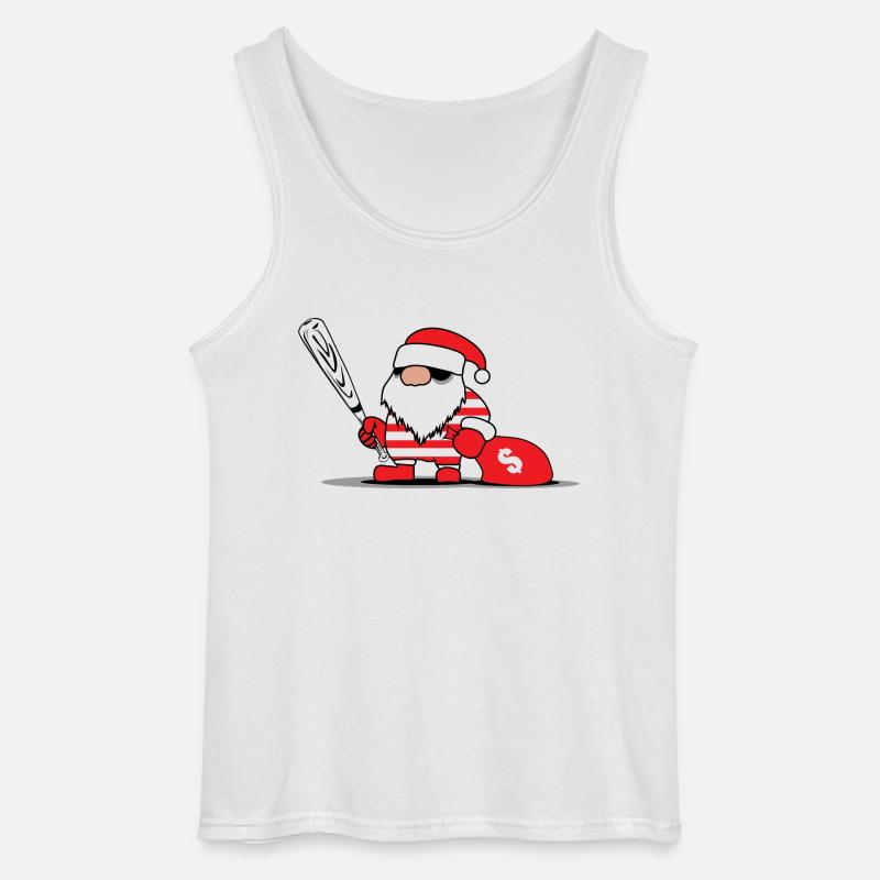 nisse - Gildan singlet for menn - hvit