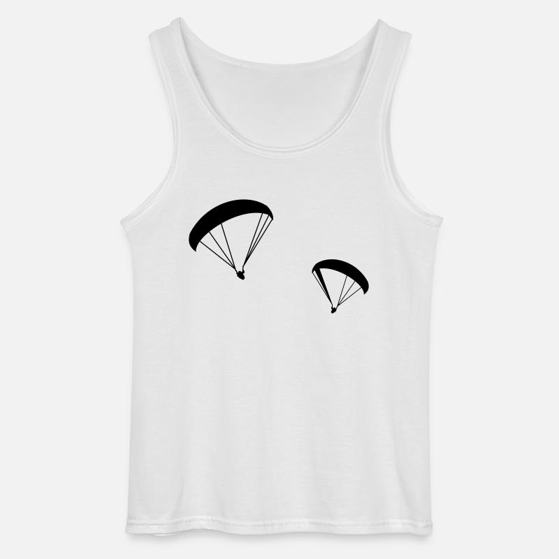 Gleitschirm,Paraglider,Paragliding,Fliegen,Drachen - Gildan Männer Tank Top - Weiß