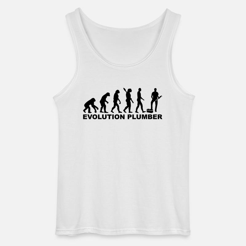 Klempner - Gildan Männer Tank Top - Weiß