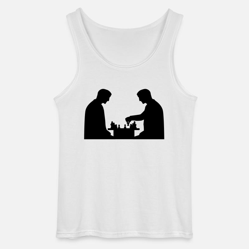 Schach - Gildan Männer Tank Top - Weiß