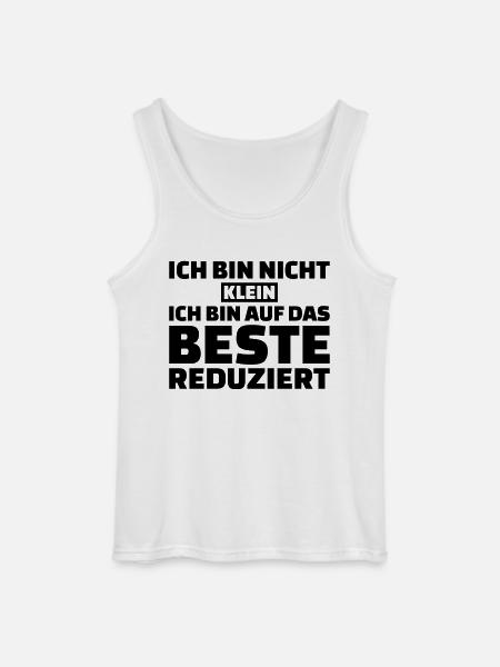 Klein - Gildan Männer Tank Top - Weiß