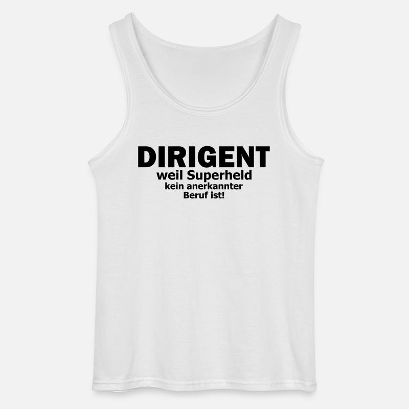 dirigent - Gildan Männer Tank Top - Weiß