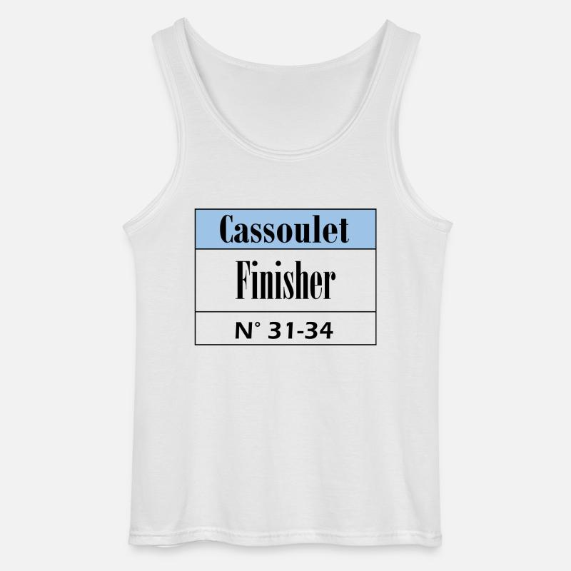 Cassoulet Finisher Languedoc - Gildan Männer Tank Top - Weiß