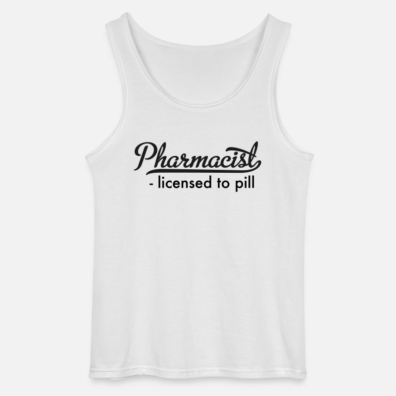 Apotheker - Gildan Männer Tank Top - Weiß