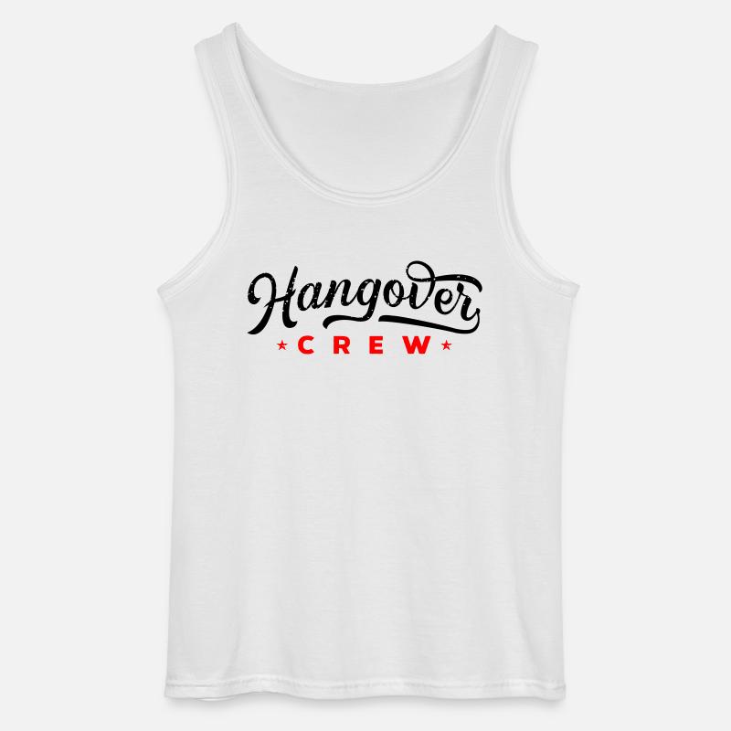 hangover crew - Gildan Männer Tank Top - Weiß